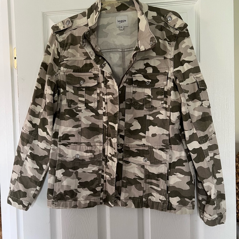 Kensie Camouflage Utility Jacket